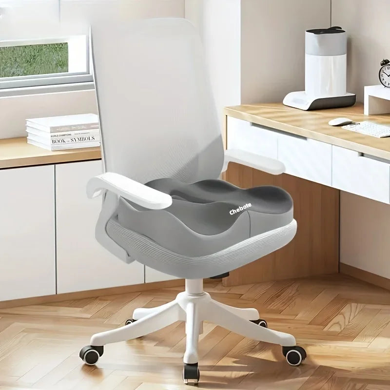 3D Ergonomic Memory Foam Seat Cushion – Washable Office Chair Pad