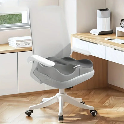3D Ergonomic Memory Foam Seat Cushion – Washable Office Chair Pad