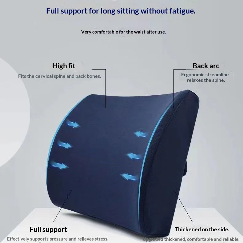 Lumbar Support Pillow for Office Chair & Car Seat