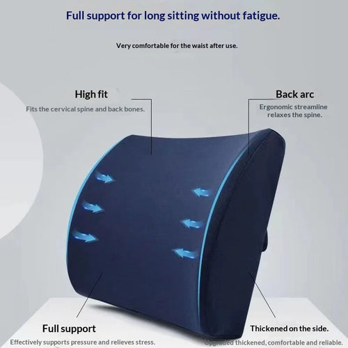 Lumbar Support Pillow for Office Chair & Car Seat