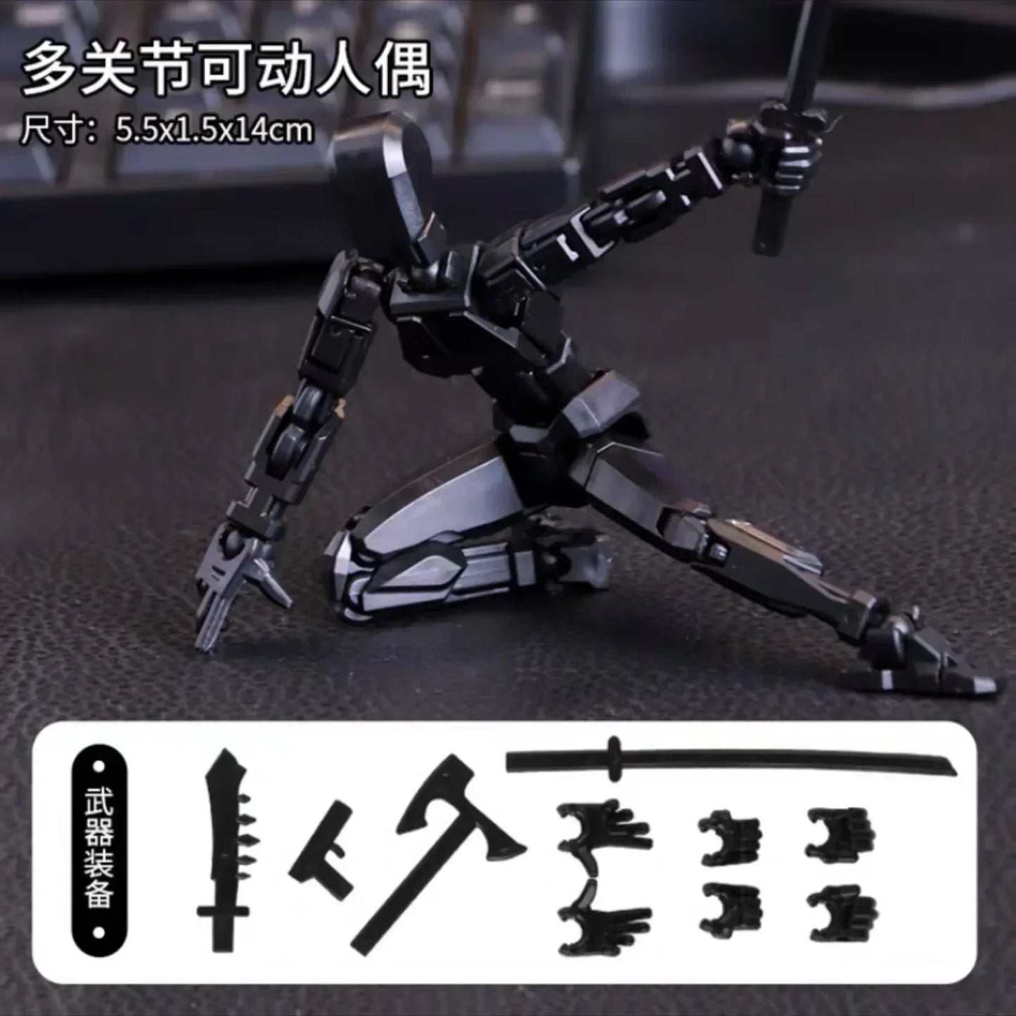 T13 Multi-Jointed Robot Dog Action Figure – Poseable Titan Mech Toy