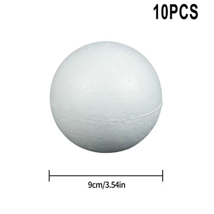 Polystyrene Foam Balls 10pcs DIY Craft Party Decoration