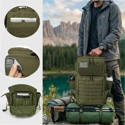 45L Tactical Backpack for Men – MOLLE Hiking, Camping & Outdoor Survival Bag