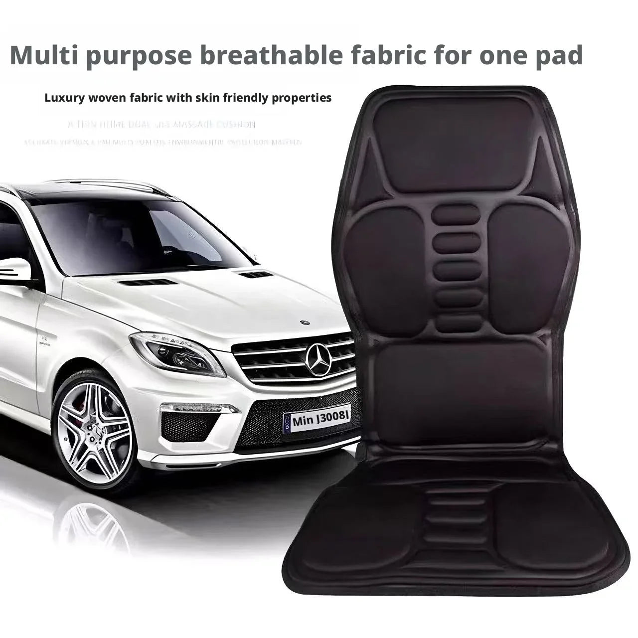 Shiatsu Massage Seat Cushion with Heat & Vibration