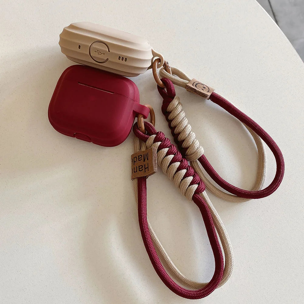 Silicone AirPods Case with Hand Strap – Soft Protective Cover