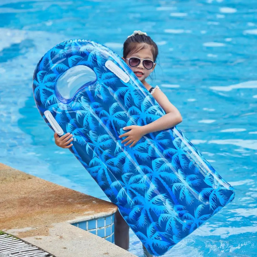 Inflatable Kids Pool Float Board with Handles