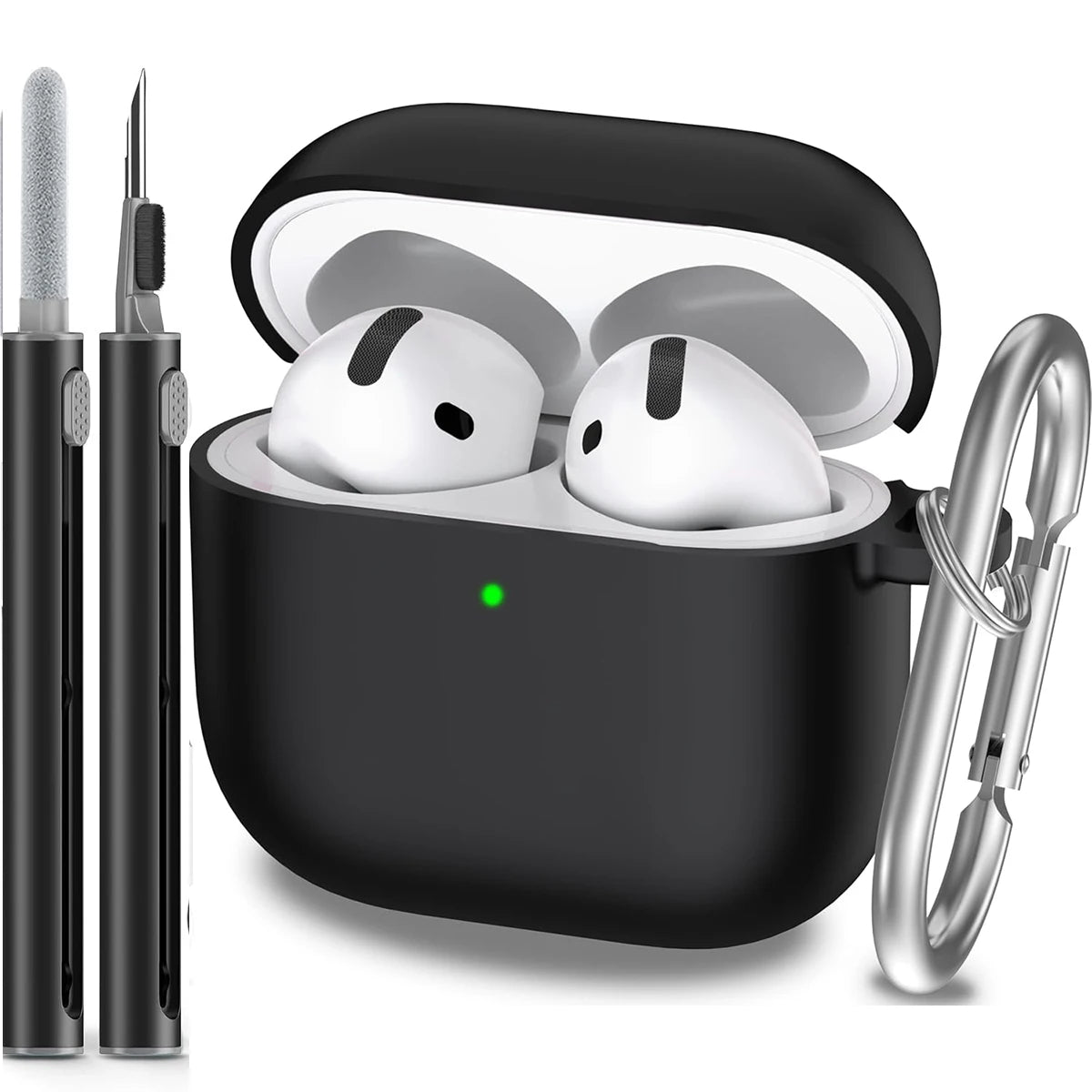 AirPods 4 Case – Military Grade Soft Silicone Shock-Absorbing Cover