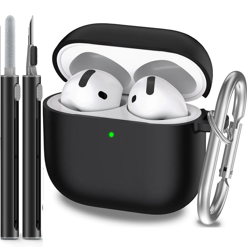 AirPods 4 Case – Military Grade Soft Silicone Shock-Absorbing Cover
