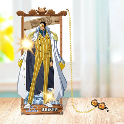 One Piece Cartoon Character Metal Bookmark