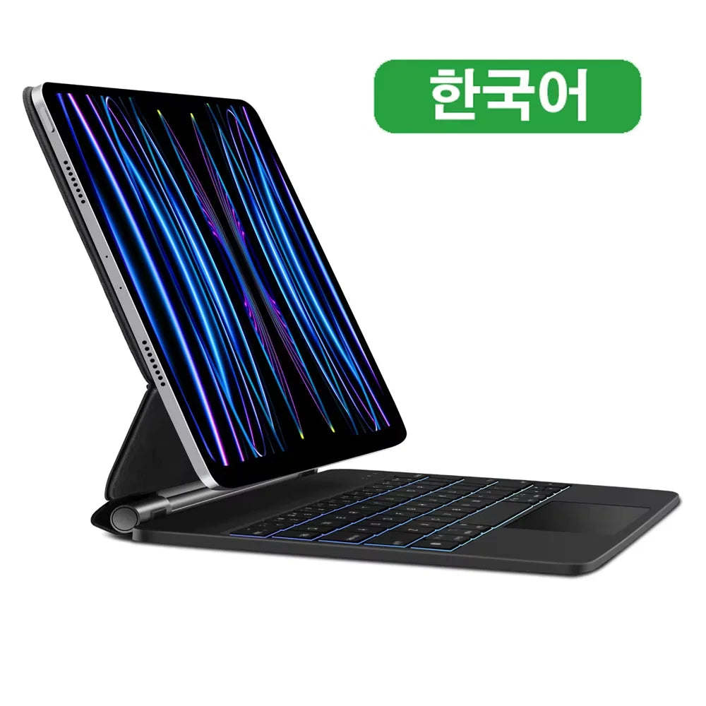 Magic Keyboard Case for iPad Pro 11 / 12.9 / 13, Air 4 5 6, 10th Gen – Wireless Bluetooth Cover