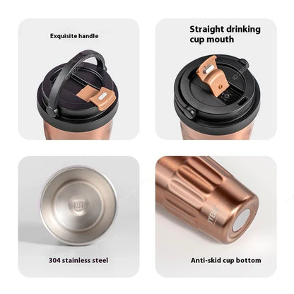 TYESO Insulated Coffee Travel Mug – Stainless Steel Vacuum Flask