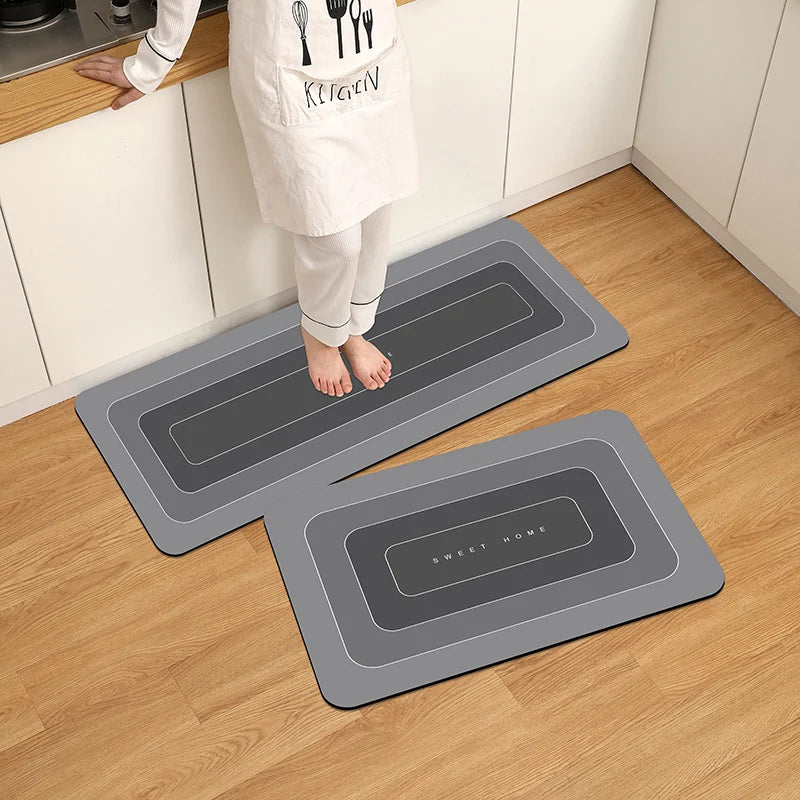 Kitchen Floor Mat Waterproof Anti-Slip Rug