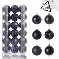 36Pcs Black