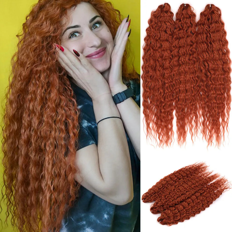 Water Wave Crochet Braiding Hair – Ariel Curl 22 Inch