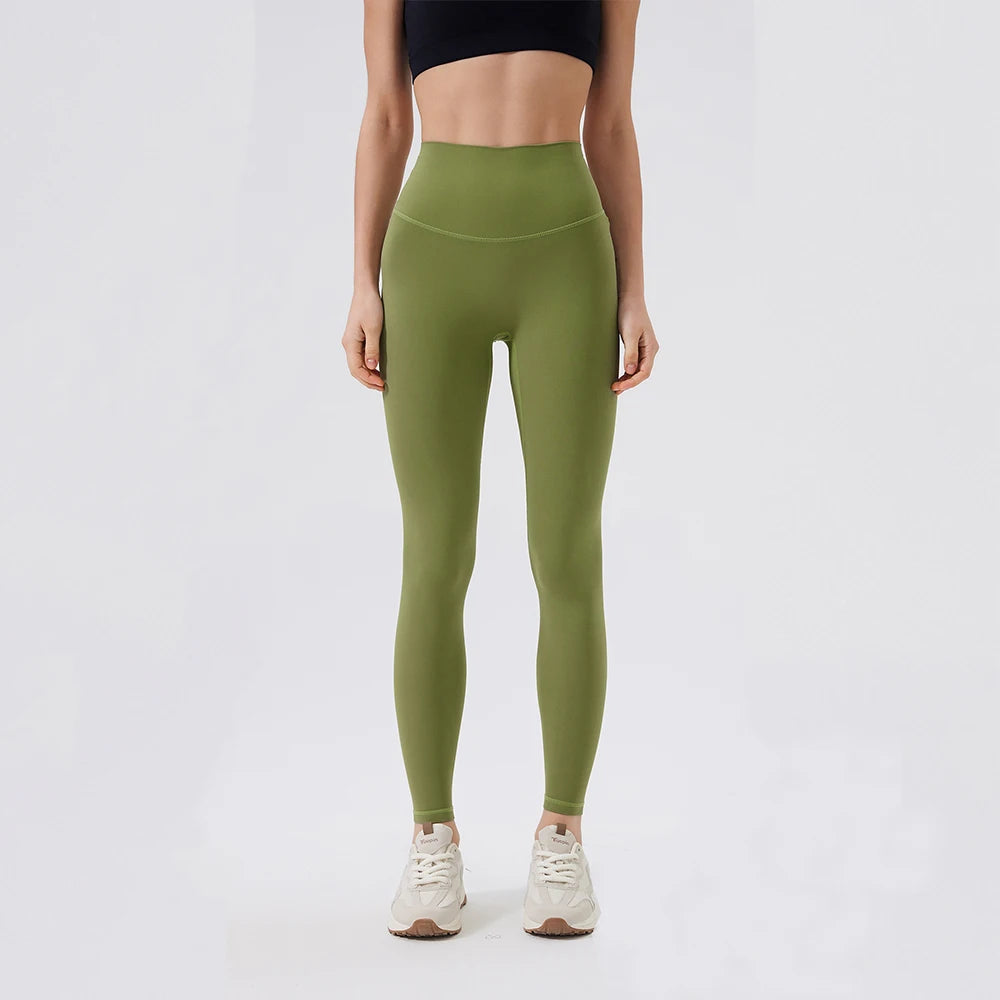 Women's High Waist Yoga Leggings – Cropped with Back Pocket