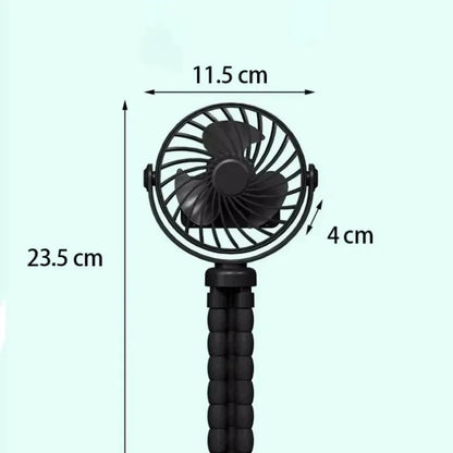 Portable USB Mini Fan with Flexible Octopus Clip