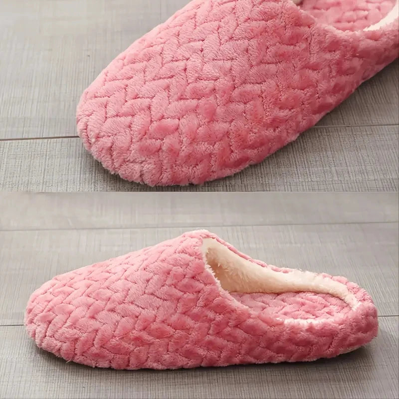 Fluffy Home Slippers – Unisex Soft Anti-Slip Indoor Slides