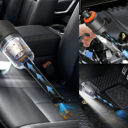 Cordless Handheld Car Vacuum Cleaner 998000Pa 2-in-1 Blow & Suction USB Rechargeable