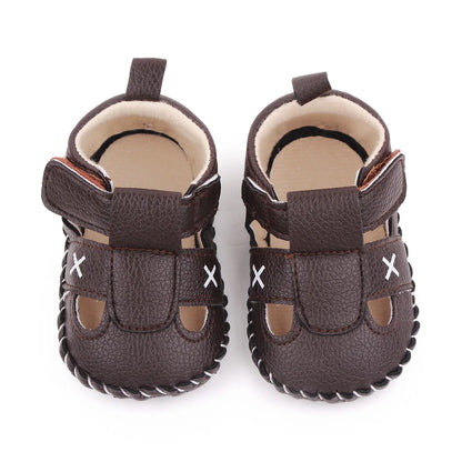 Baby Hollow Sandals – Soft PU Sole for Boys & Girls 0–18 Months