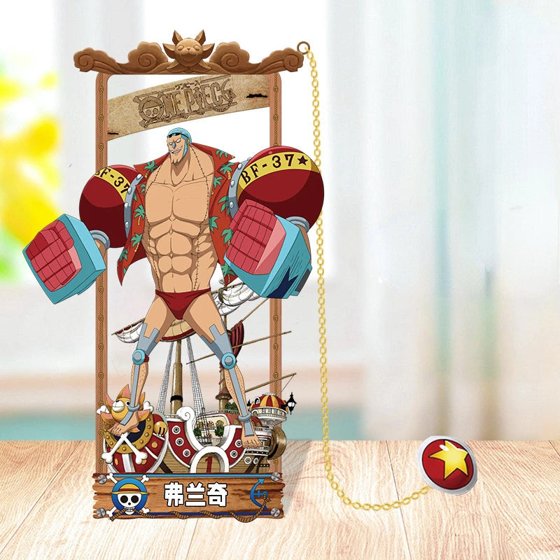 One Piece Cartoon Character Metal Bookmark