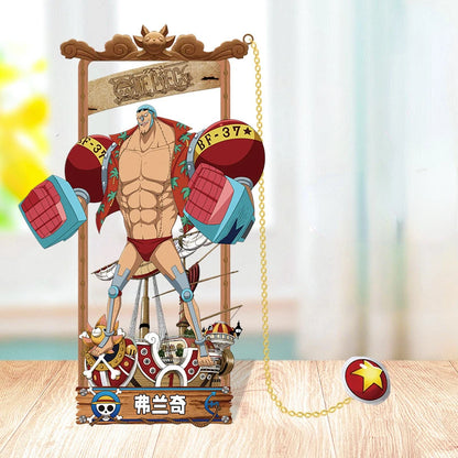 One Piece Cartoon Character Metal Bookmark