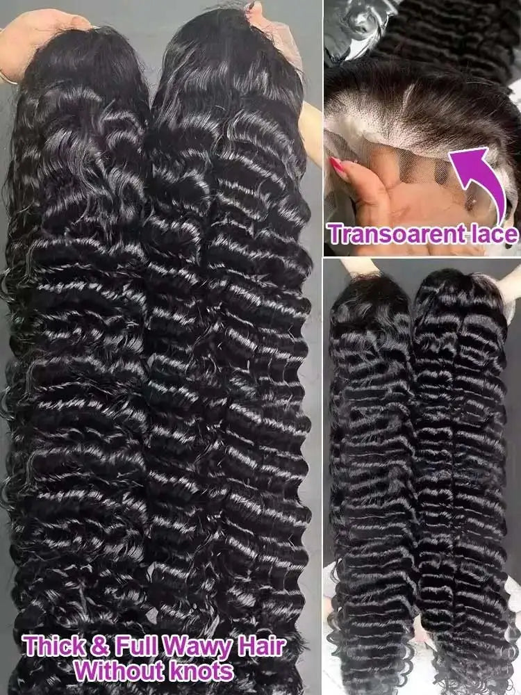 HD Loose Deep Wave Lace Front Wig – 13x4 & 13x6 Human Hair