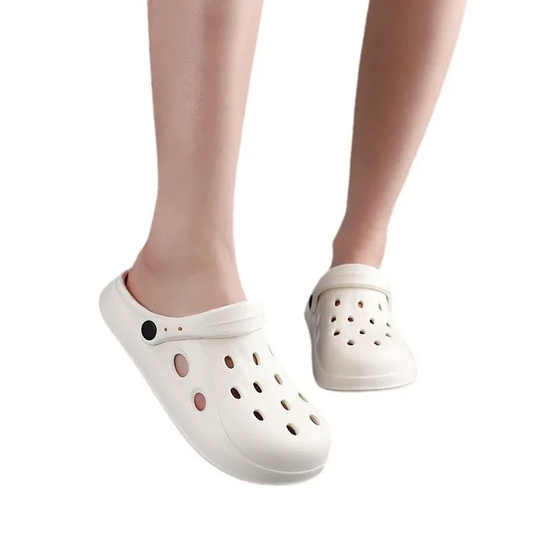 Unisex Wide Toe Non Slip Garden Clog Sandals