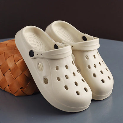 Unisex Wide Toe Non Slip Garden Clog Sandals