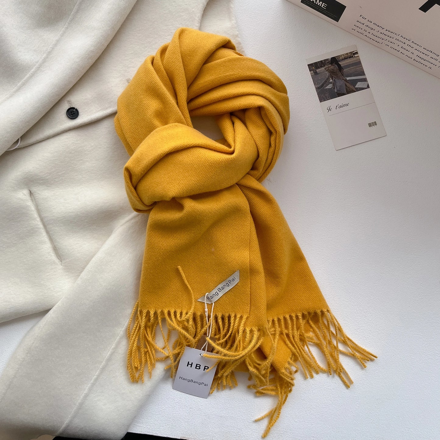 Cashmere Winter Scarf for Women – Warm Long Pashmina Shawl
