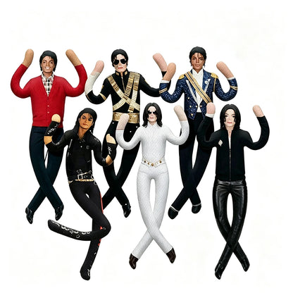 Michael Jackson Poseable Plush Figure Doll 28cm – Collectible Room Decor