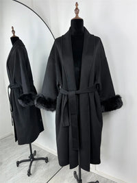 Black Long Overcoat