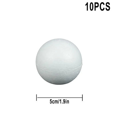 Polystyrene Foam Balls 10pcs DIY Craft Party Decoration