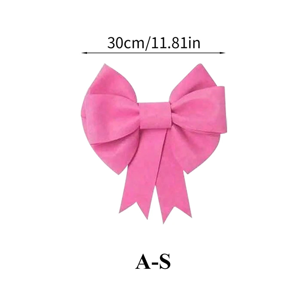 Large Decorative Bow for Christmas, Wedding & Party Decor – Red & Pink