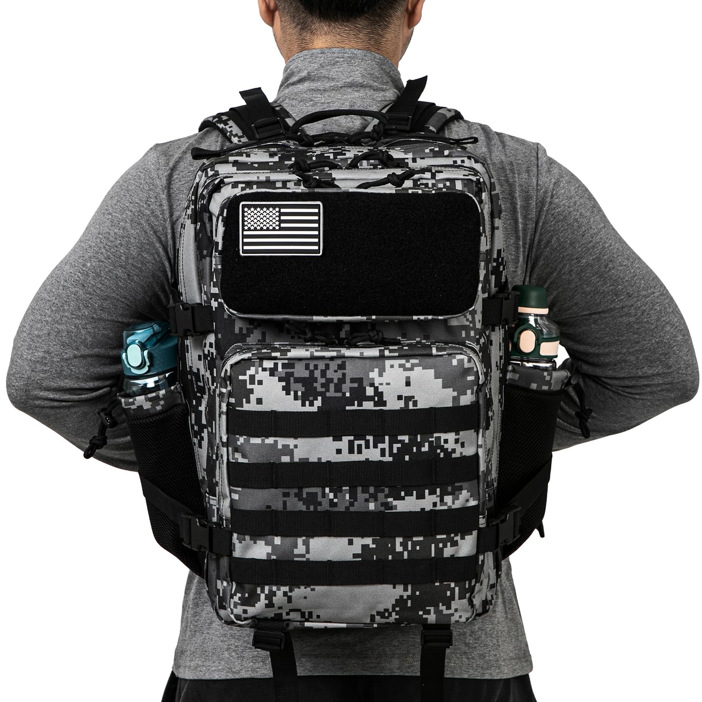 45L Tactical Backpack – Military MOLLE Rucksack for Hiking, Gym & Outdoor