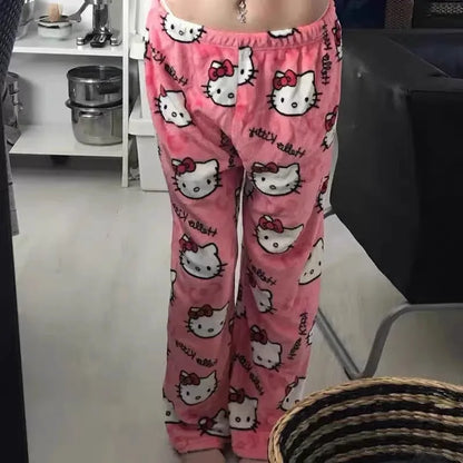 Women's Hello Kitty Flannel Pajama Pants