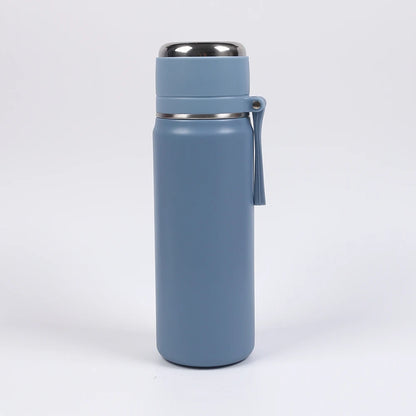 Vacuum Insulated Thermos Bottle – Stainless Steel Travel Water Bottle with Handle