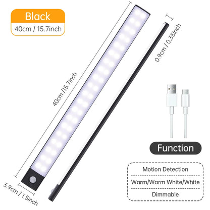 USB Rechargeable Motion Sensor LED Light – Cabinet & Wardrobe