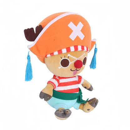 25CM One Piece Zoro Luffy and Chopper Plush Toys