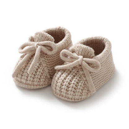 Baby Knit Booties – Soft Sole Anti-Slip First Walker Shoes 0-18M