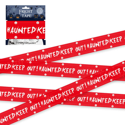 Halloween Fright Tape – Haunted Keep Out Warning Barrier Tape