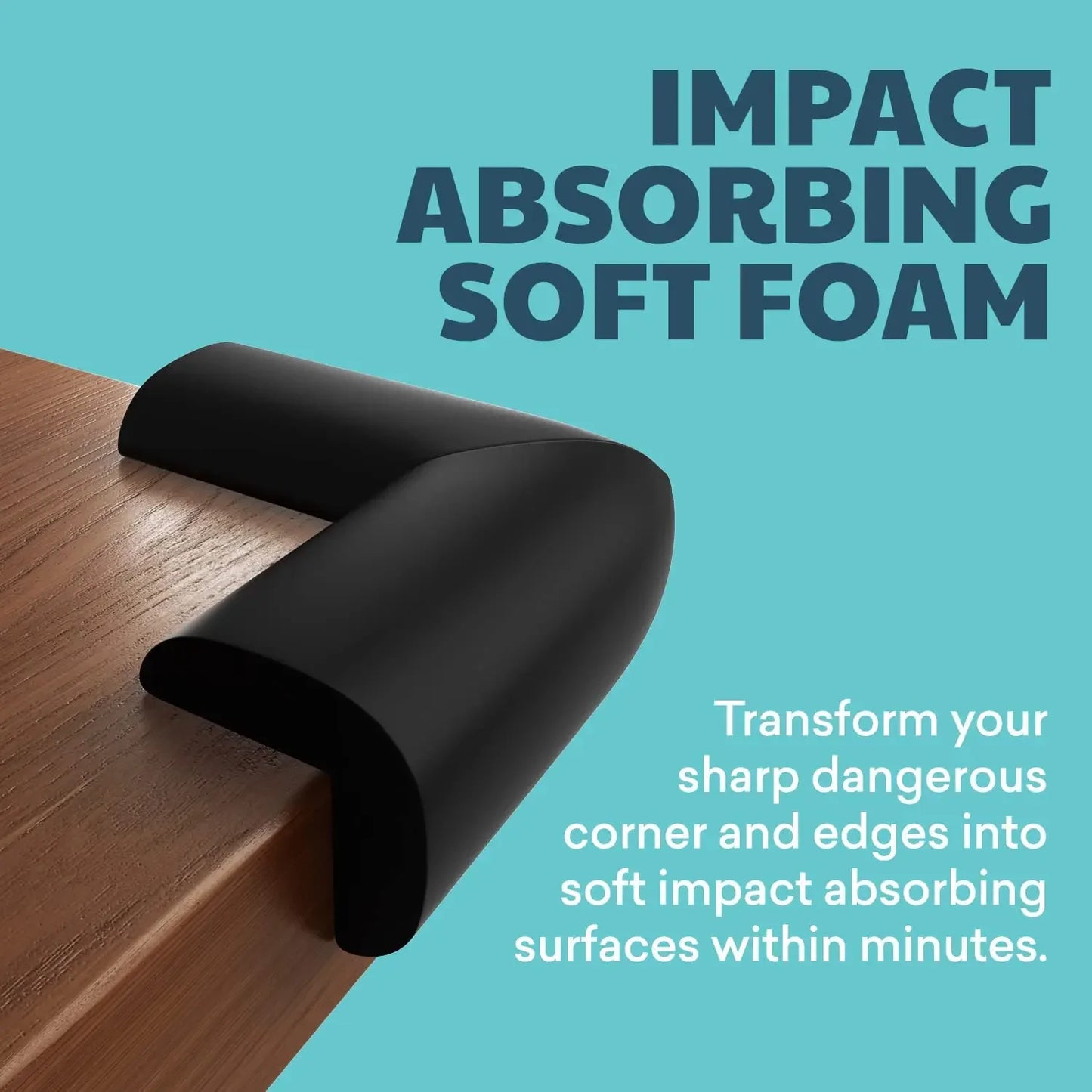 Baby Corner Guards (4pcs) – Soft Foam Table Edge Protector