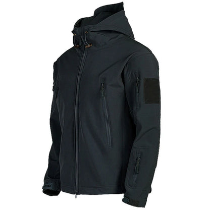 Men's Tactical Soft Shell Jacket – Windproof Waterproof Military Coat