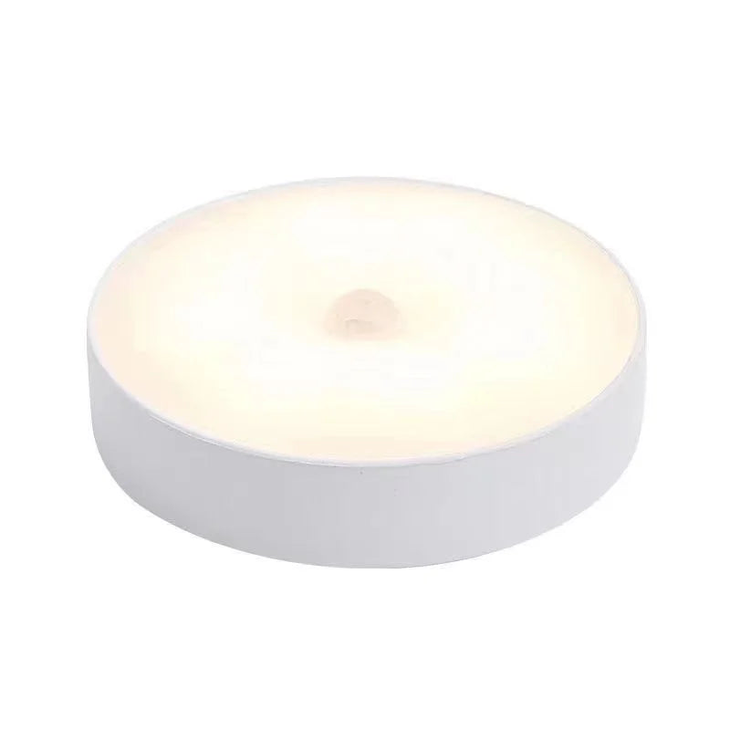 Motion Sensor LED Night Light – USB Rechargeable Wireless Lamp