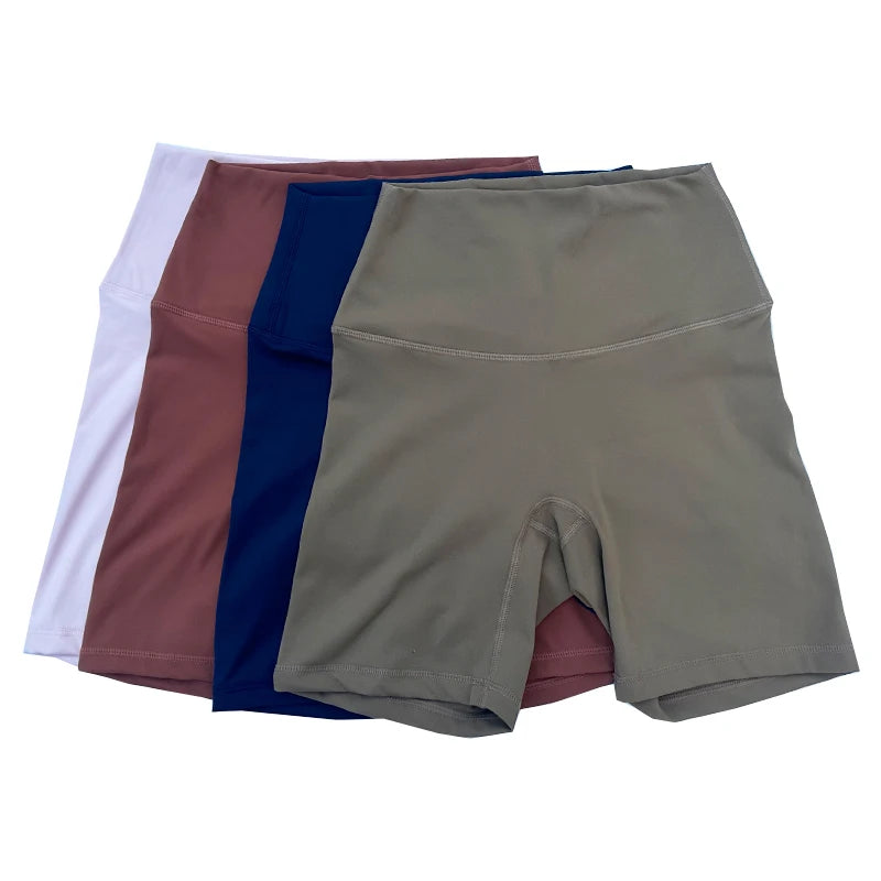 Women's High Waist Tummy Control Seamless Biker Shorts