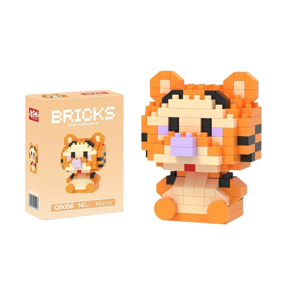 Cartoon Character Mini Building Blocks Set – DIY Brick Figures