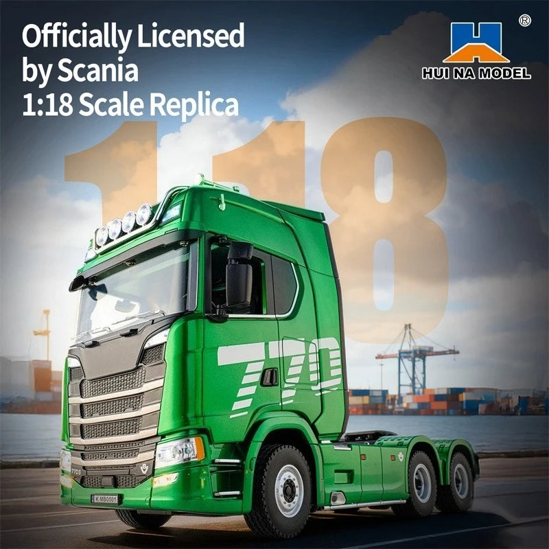 HUINA 1501 770S / 1502 1:18 RC Tractor Truck – 2.4G 19CH with Lights & Sound