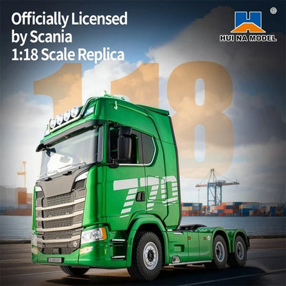 HUINA 1501 770S / 1502 1:18 RC Tractor Truck – 2.4G 19CH with Lights & Sound