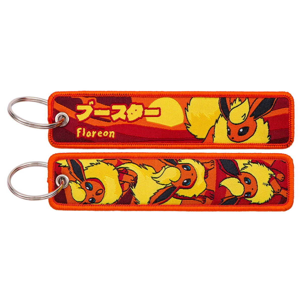 Anime Embroidered Keychain – Jet Tag Key Ring for Bags & Cars