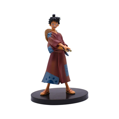 18CM One Piece Luffy Zoro Chopper Nami PVC Action Figures