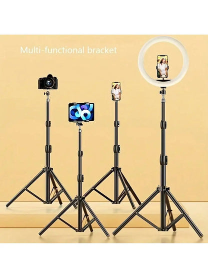 63-Inch Foldable Phone Tripod Stand with Phone Clip & Ball Head